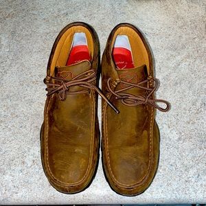 Twisted X Brown Leather Steel Toe Boots MSMSTO1